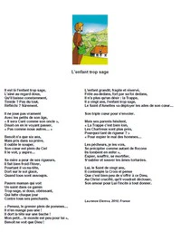 L'enfant trop sage