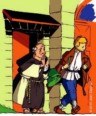 Benoît Labre quittant la Trappe de Sept-Fons